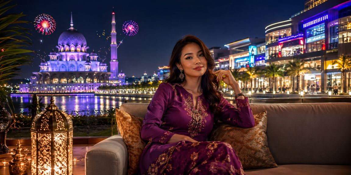 Suasana hiburan kasino eksklusif di Putrajaya dengan nuansa mewah dan elegan